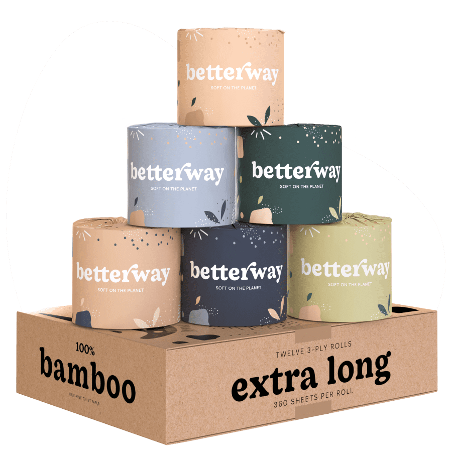 100% Bamboo Toilet Paper – Betterway