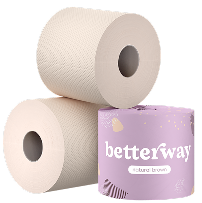 Natural Brown Bamboo Double Rolls