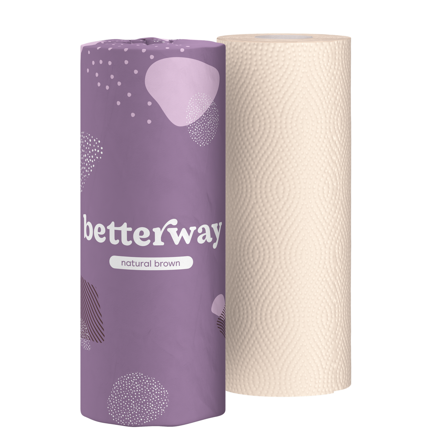 Natural Brown Bamboo Paper Towels (8 rolls)