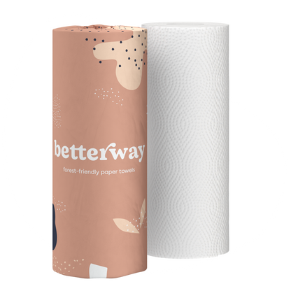 Classic White Bamboo Paper Towels (6 rolls)