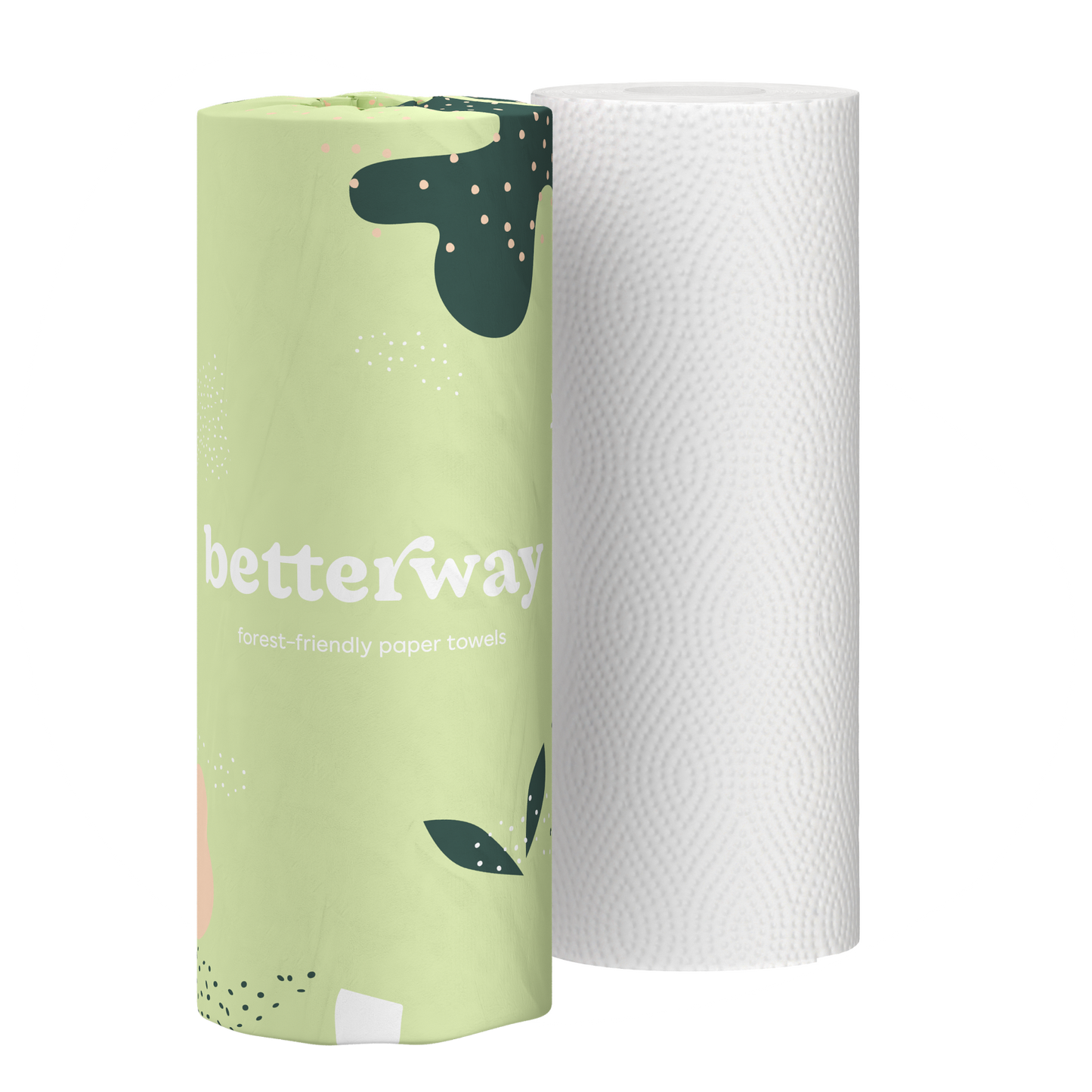 Classic White Bamboo Paper Towels (6 rolls)