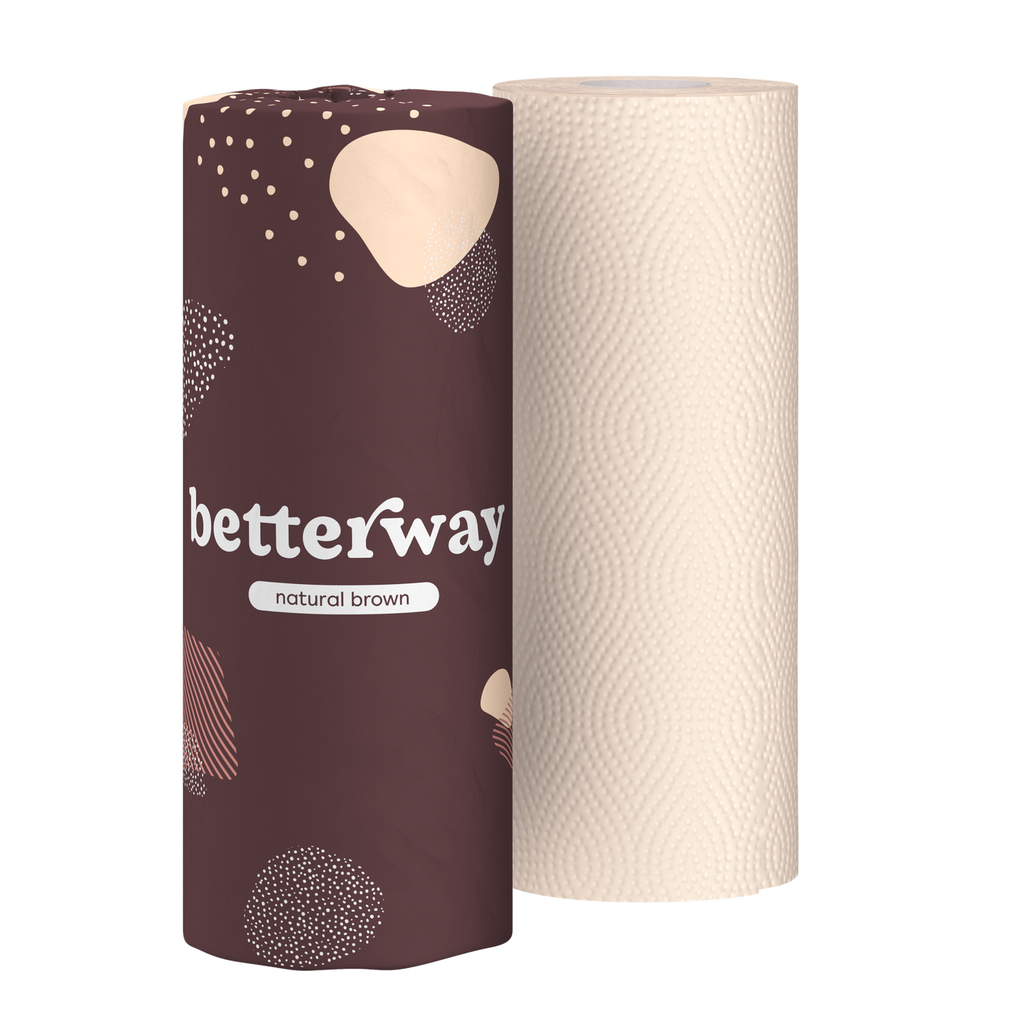 Natural Brown Bamboo Paper Towels (8 rolls)
