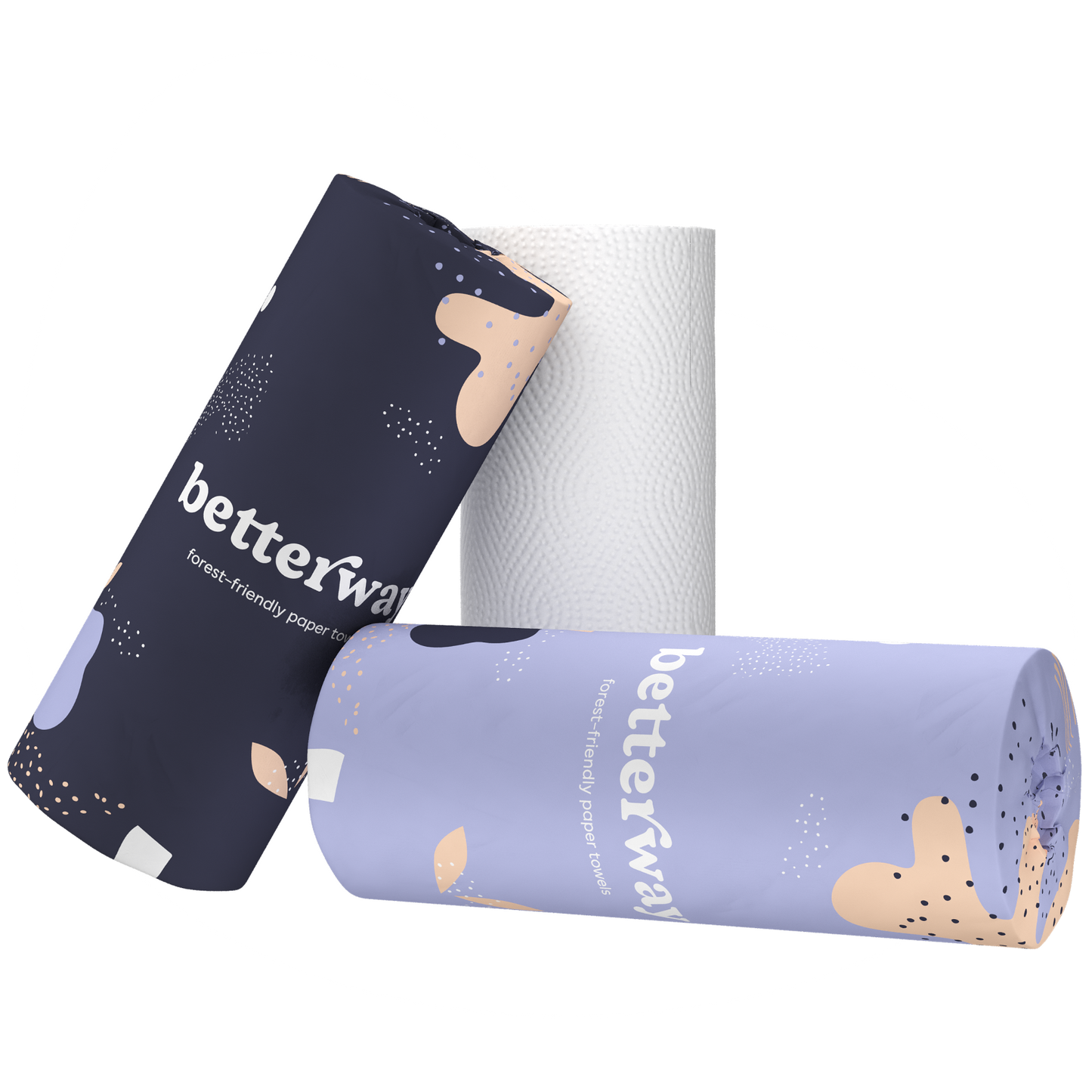 Classic White Bamboo Paper Towels (6 rolls)