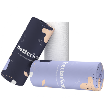 Classic White Bamboo Paper Towels (6 rolls)